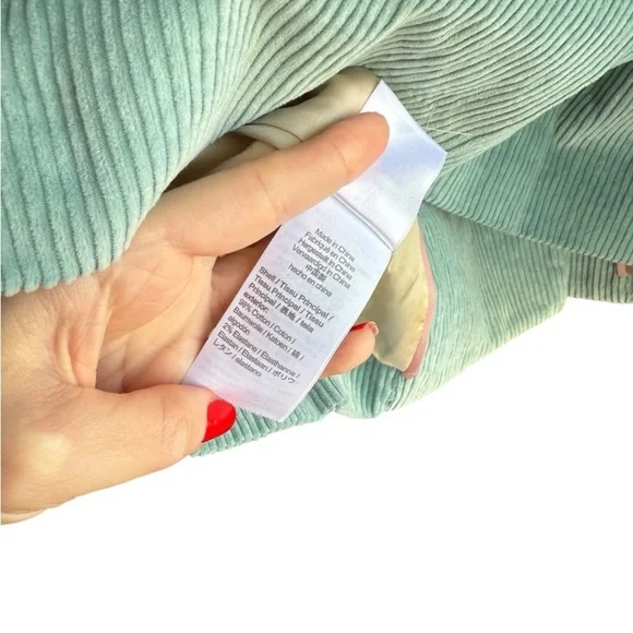 J.Crew Nalya double-breasted blazer in a light blue corduroy fabric Size 4 - Picture 12 of 14